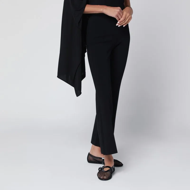 Ashlon Trousers In Black Jersey sold by Wanan Luxury