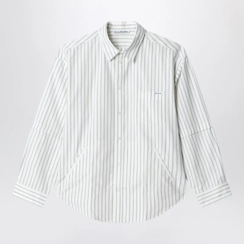 Double Sleeve Button-Up Shirt Off White made by Acne Studios