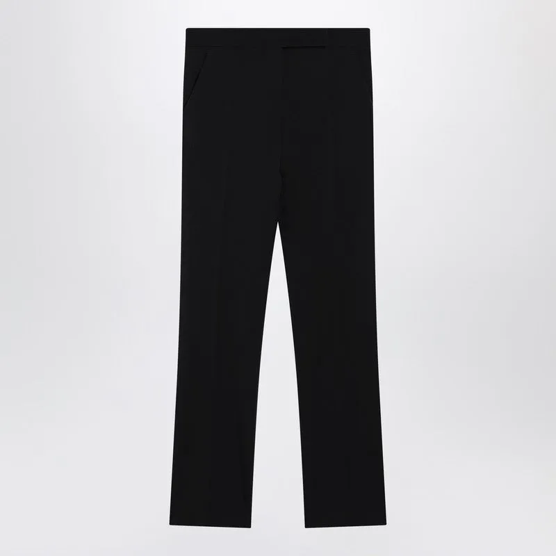 Blue Wool Trousers sold by Wanan Luxury