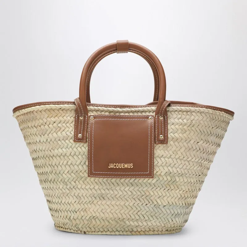 Le Panier Soli Raffia Bag made by Jacquemus
