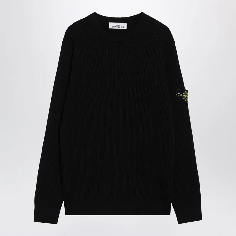 Black Wool Sweater sold by Wanan Luxury