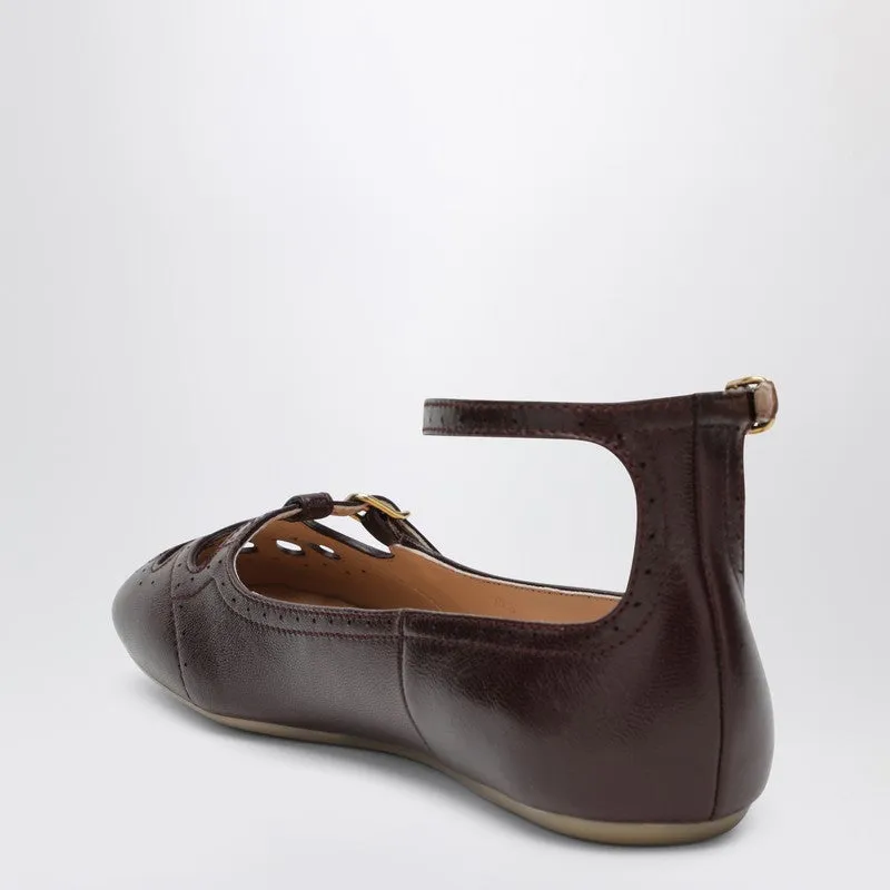 Burnt Purple Misty Ballerinas sold by Wanan Luxury product image thumbnail 2