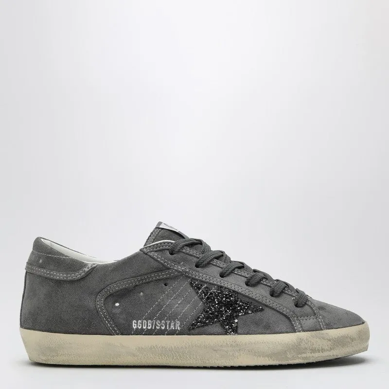 Super-Star Sneakers Anthracite Grey Suede made by Golden Goose
