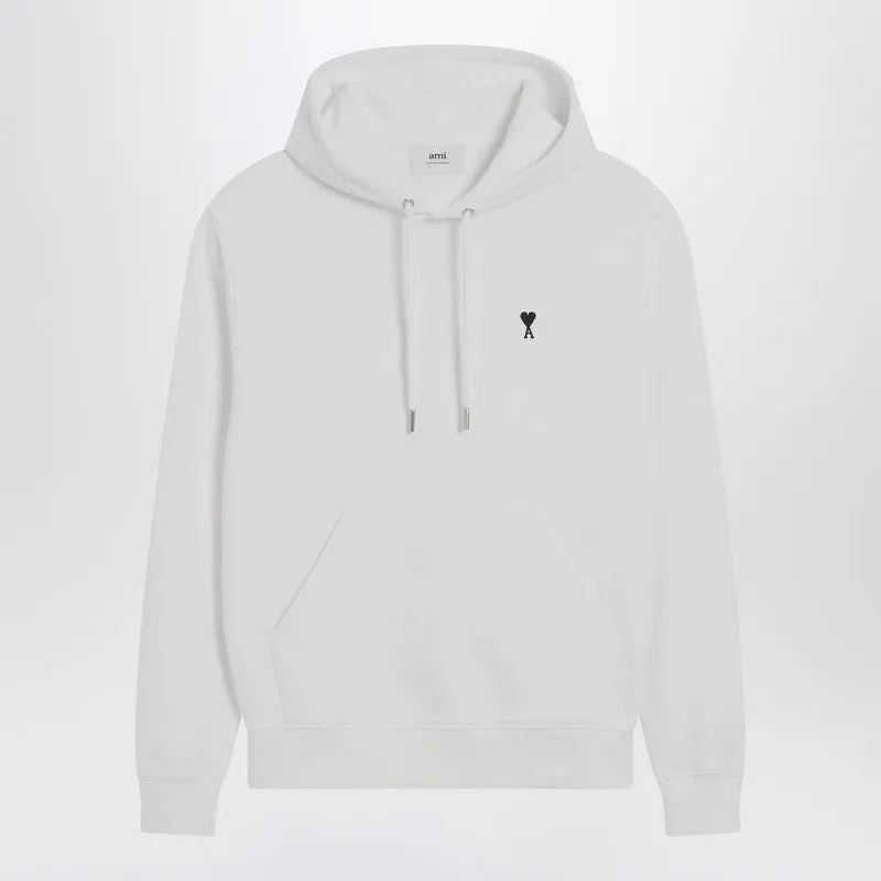 White Ami De Coeur Hooded Sweatshirt sold by Wanan Luxury