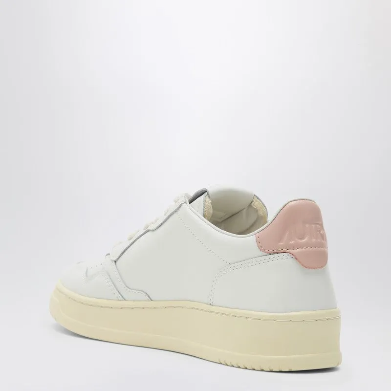 White/Pink Leather Medalist Sneakers sold by Wanan Luxury product image thumbnail 2