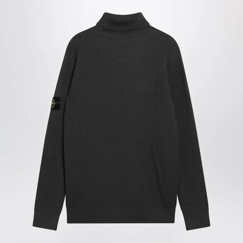 Grey Turtleneck Sweater With Regular Fit sold by Wanan Luxury product image thumbnail 2