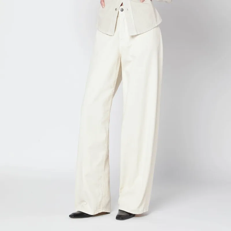 Butter-Coloured Bethany Jeans sold by Wanan Luxury