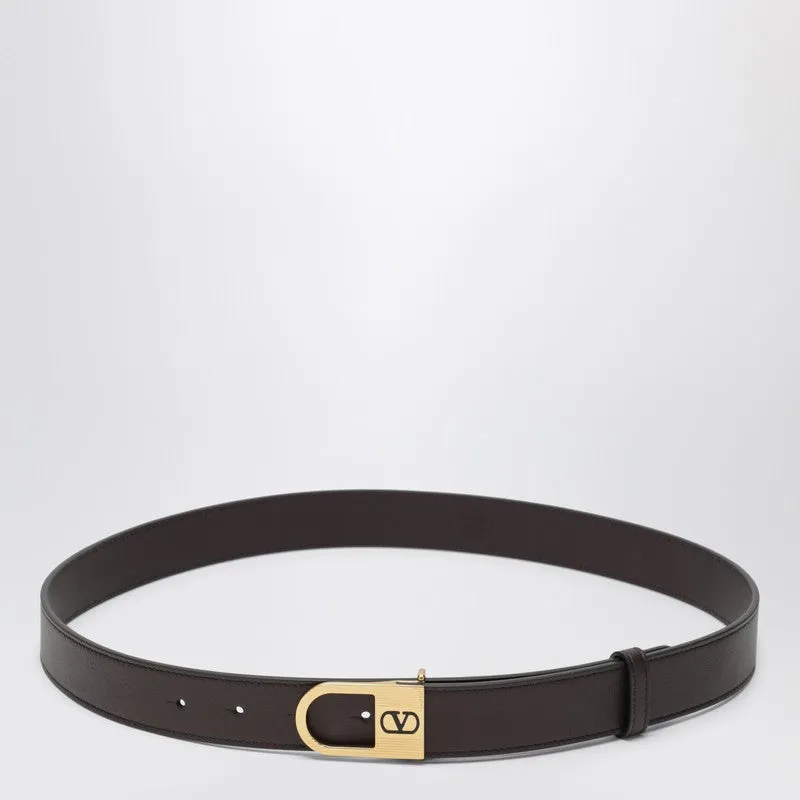 Brown Vlogo Signature Belt sold by Wanan Luxury