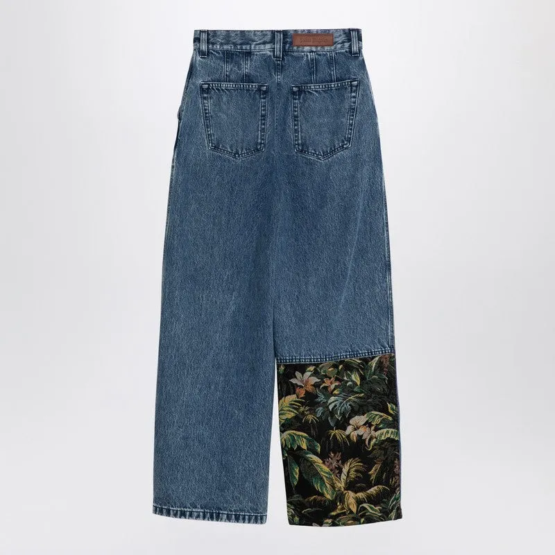 Baggy Jeans With Jungle Insert sold by Wanan Luxury product image thumbnail 2