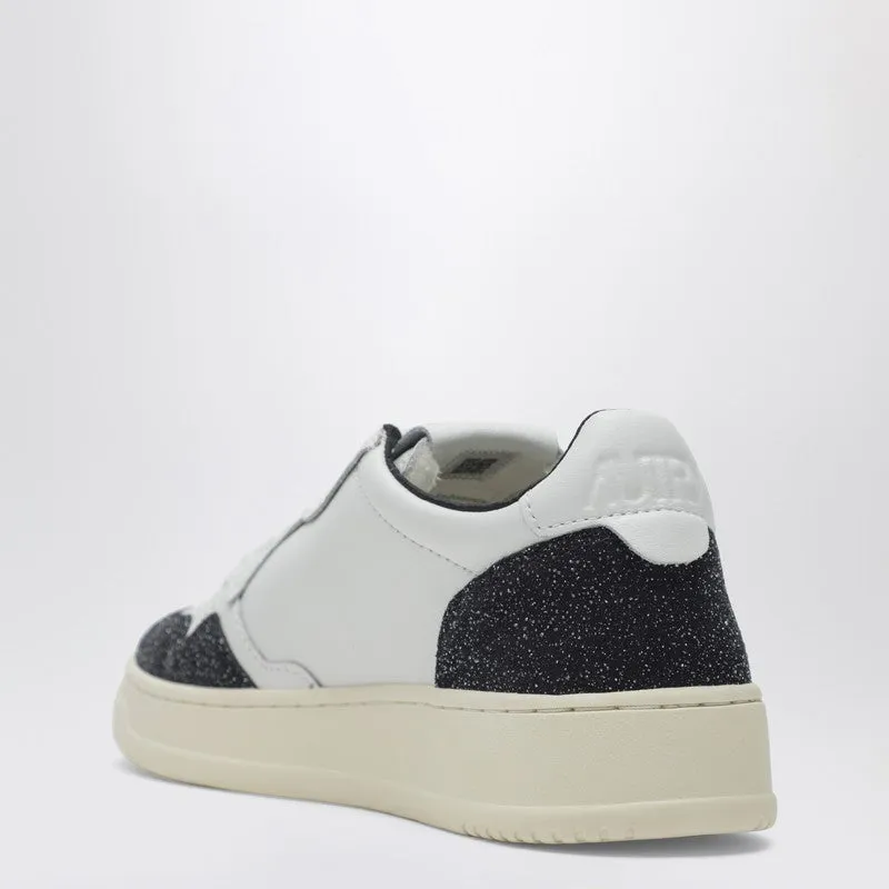 Medalist Low Sneakers In White And Black Leather With Glitter sold by Wanan Luxury product image thumbnail 2