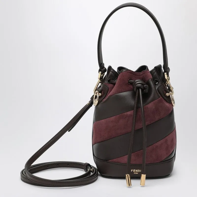 Mon Tresor Mini Bag In Two-Tone Inlaid Leather And Suede sold by Wanan Luxury