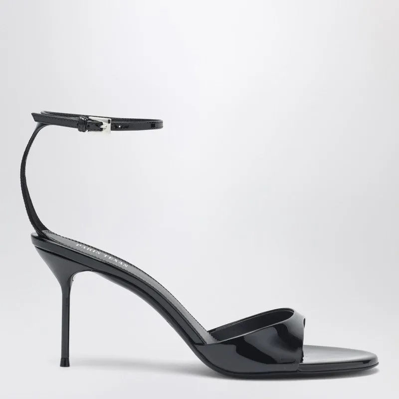 Lidia Black Patent Leather Sandal sold by Wanan Luxury