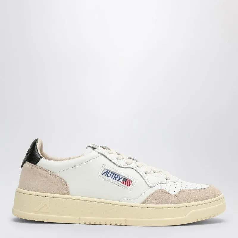 Medalist Trainer In White/Black Leather And Suede sold by Wanan Luxury