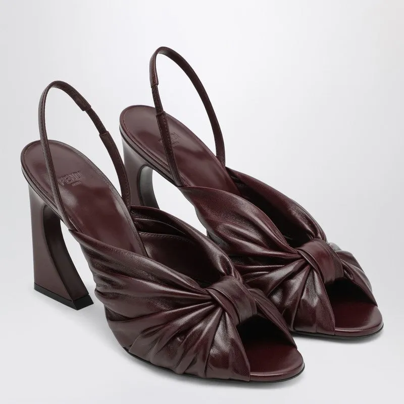 Fendi Arco Slingbacks Plum sold by Wanan Luxury