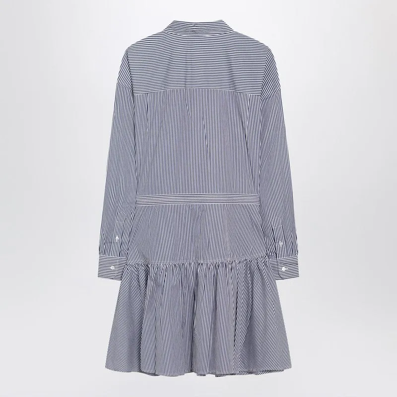 Blue And White Striped Shirt Dress sold by Wanan Luxury product image thumbnail 2