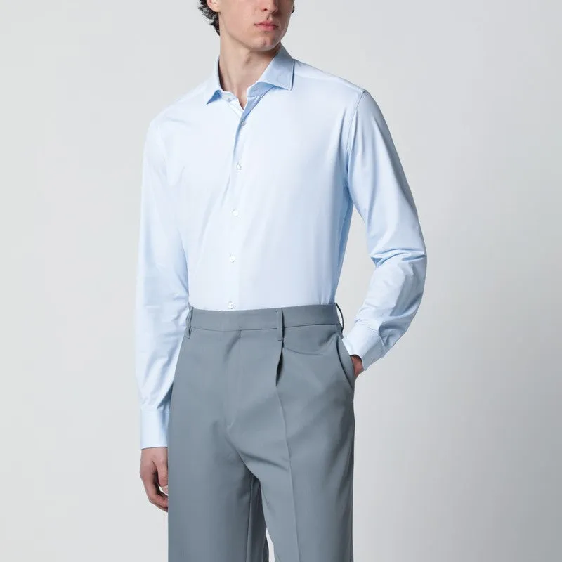 Active Tailor Fit Shirt Light Blue made by Xacus