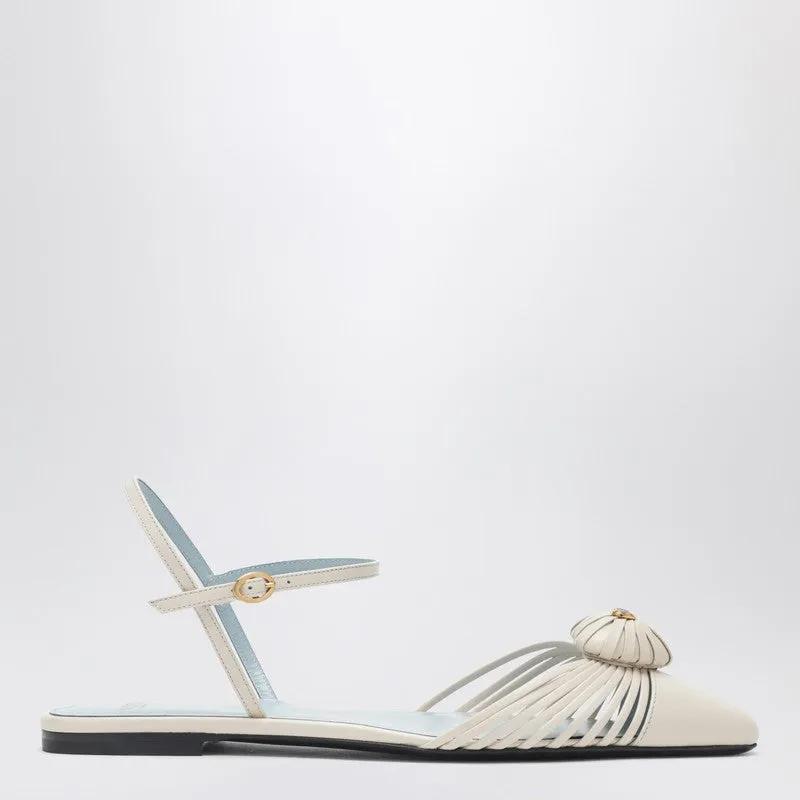 Coeur Royal Sandals In Ivory sold by Wanan Luxury