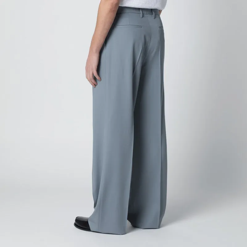 Grey Wool Trousers sold by Wanan Luxury product image thumbnail 2