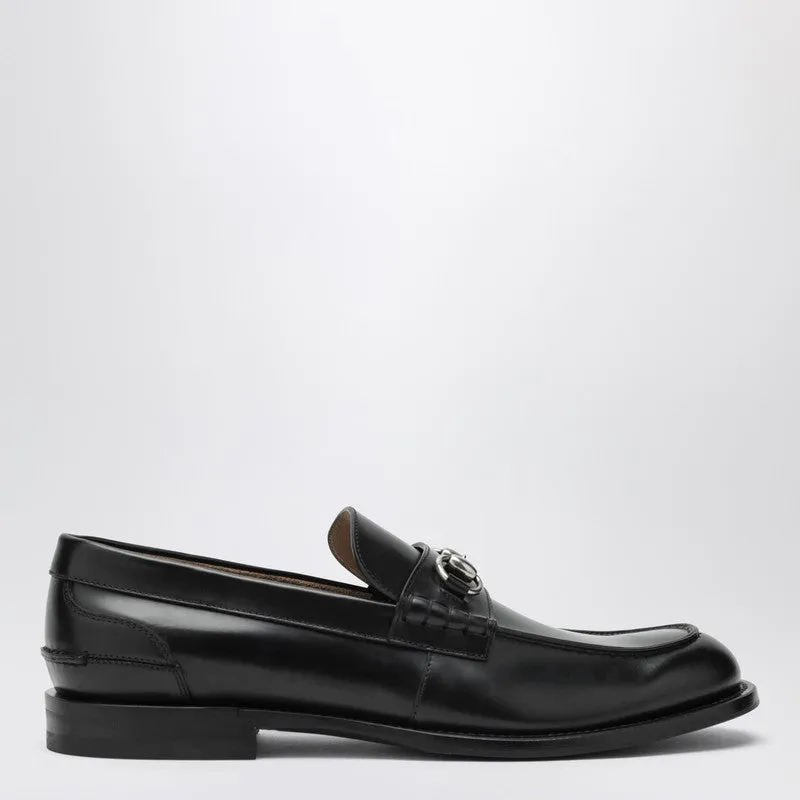 Black Loafers With Horsebit sold by Wanan Luxury