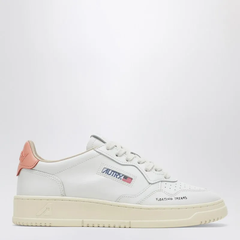 Medalist Low Sneakers In White/Peach Pink “Floating Dreams” made by Autry