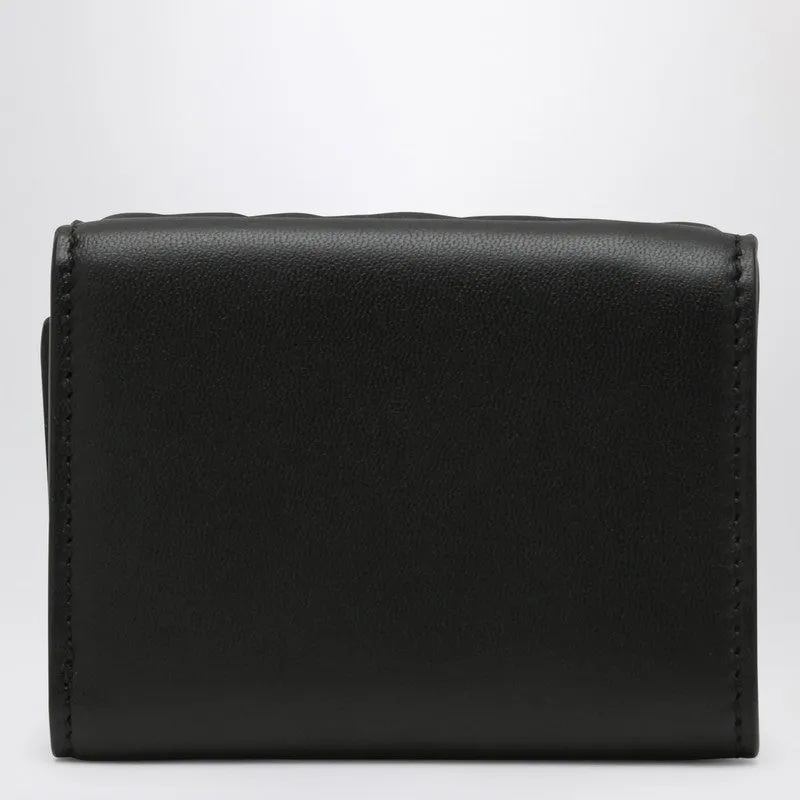 Black Micro Trifold Baguette Wallet sold by Wanan Luxury product image thumbnail 2