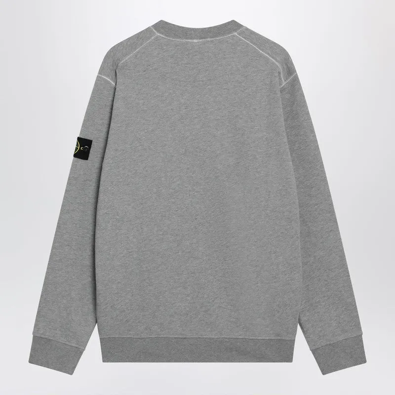 Grey Cotton Sweatshirt With Regular Fit sold by Wanan Luxury product image thumbnail 2