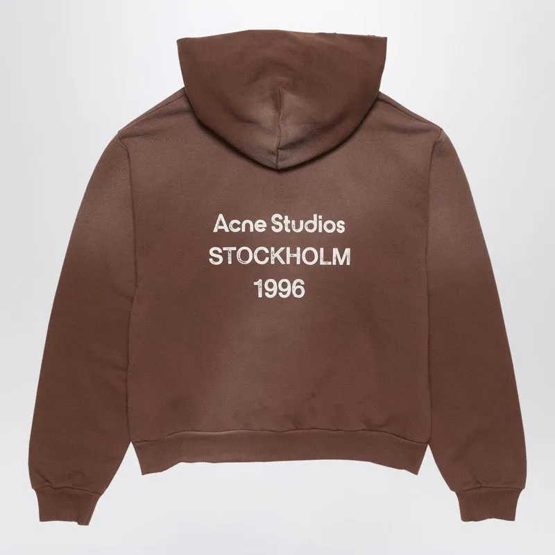Logo Hooded Sweater Chocolate sold by Wanan Luxury product image thumbnail 2