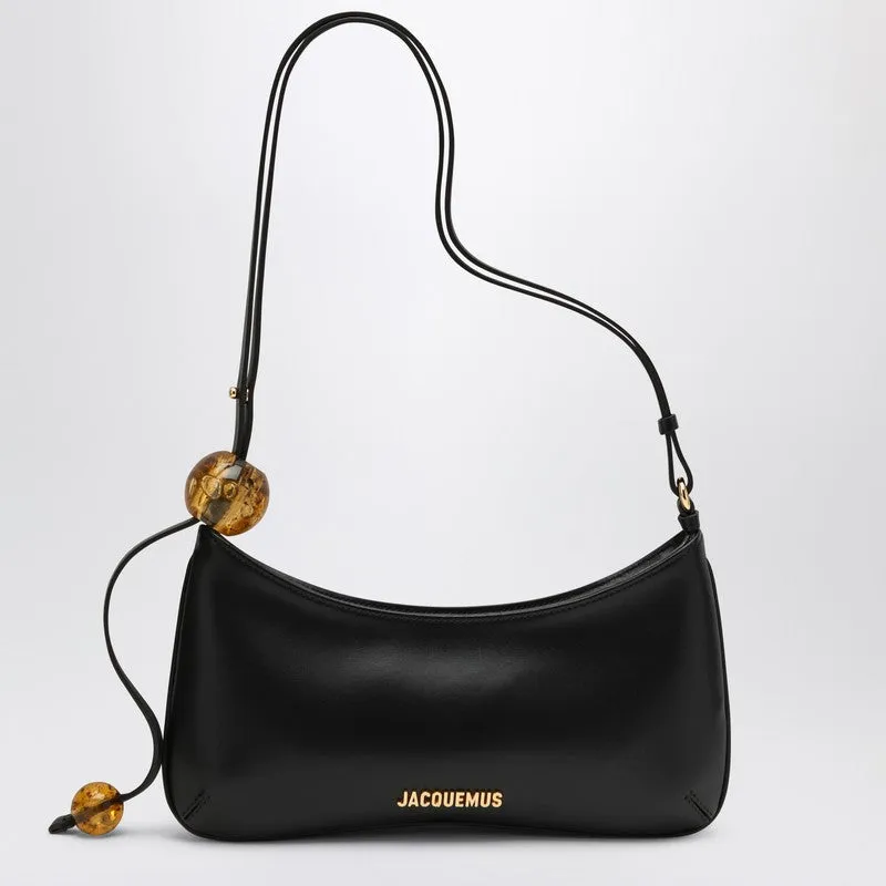 Le Bisou Black Leather Bag made by Jacquemus