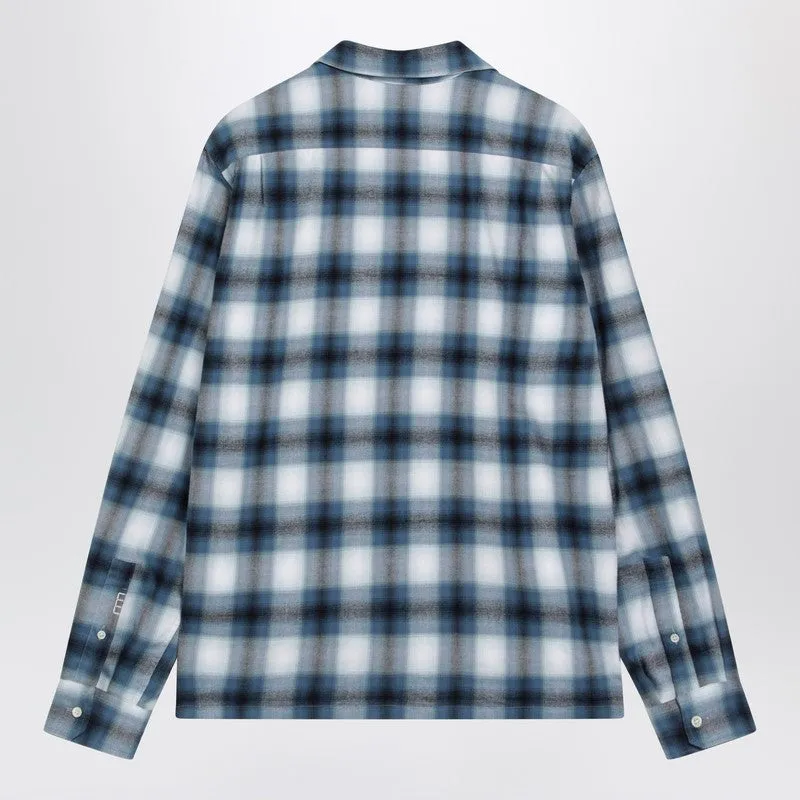 Blue Gradient Check Shirt sold by Wanan Luxury product image thumbnail 2
