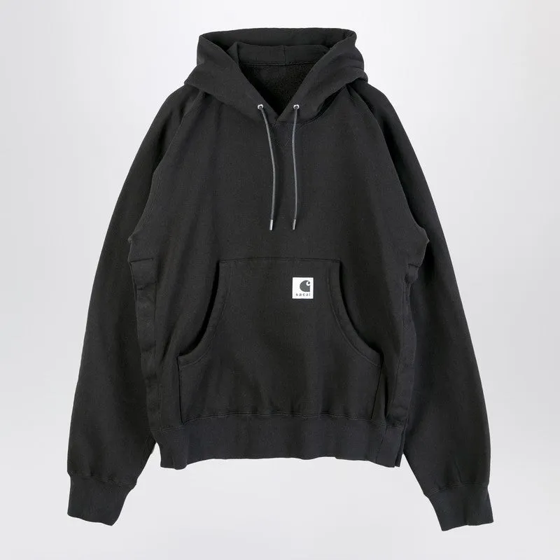 Black Cotton Hoodie sold by Wanan Luxury