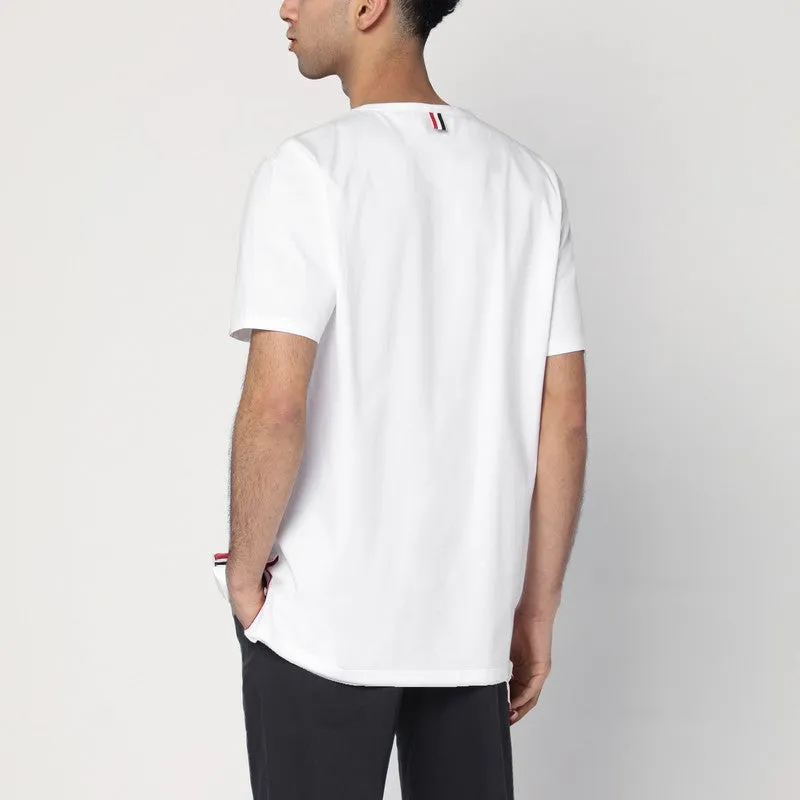 White T-Shirt In Cotton sold by Wanan Luxury product image thumbnail 2