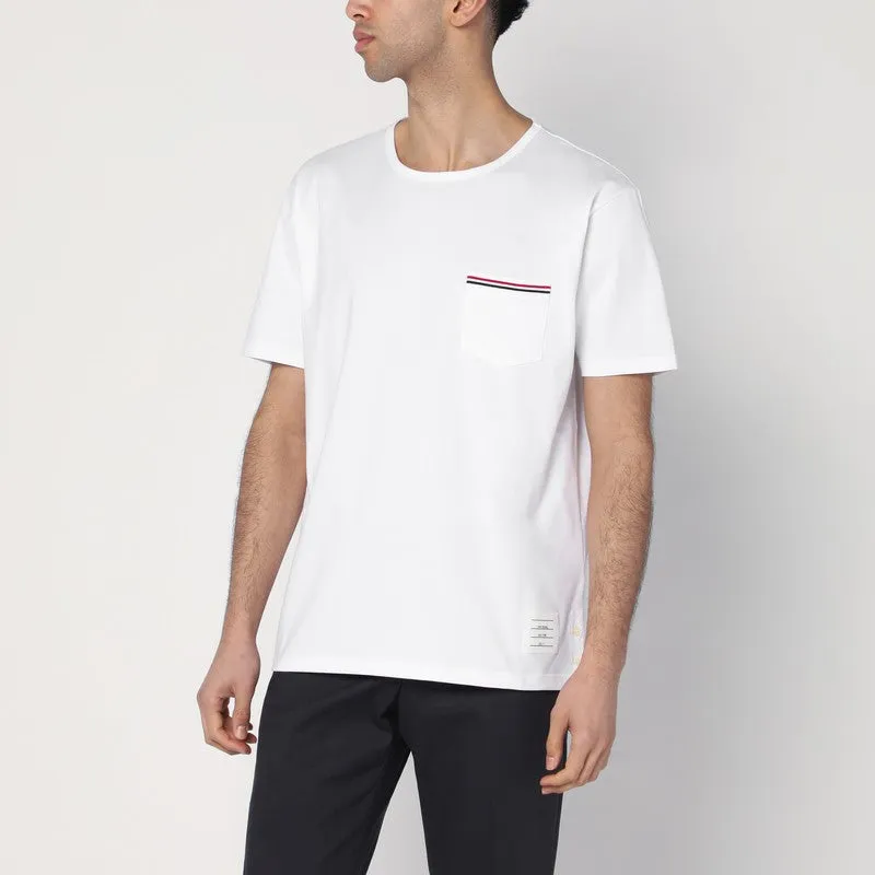 White T-Shirt In Cotton sold by Wanan Luxury