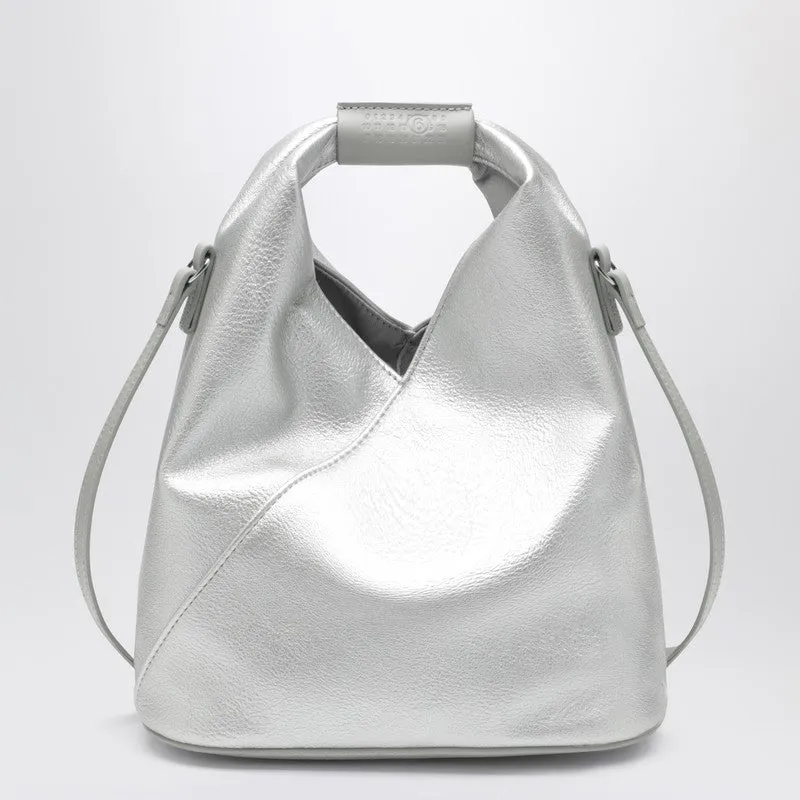 Japanese Crossbody Bag Silver Eco Leather sold by Wanan Luxury