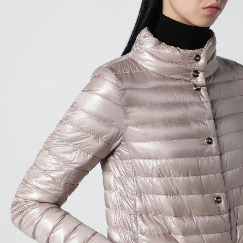 Light Pink Quilted Nylon Padded Jacket sold by Wanan Luxury product image thumbnail 2