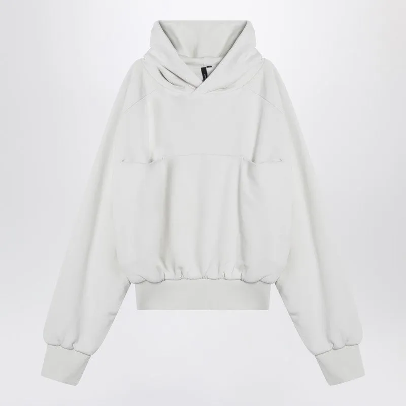 Ivory Hoodie In Cotton sold by Wanan Luxury
