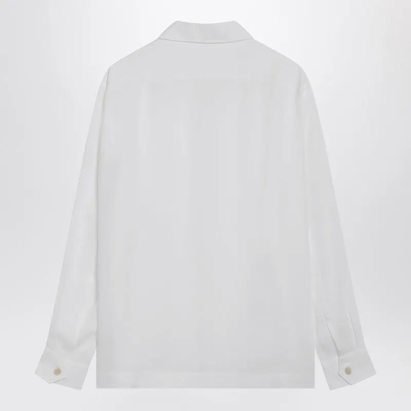 White Linen East Fit Shirt sold by Wanan Luxury product image thumbnail 2