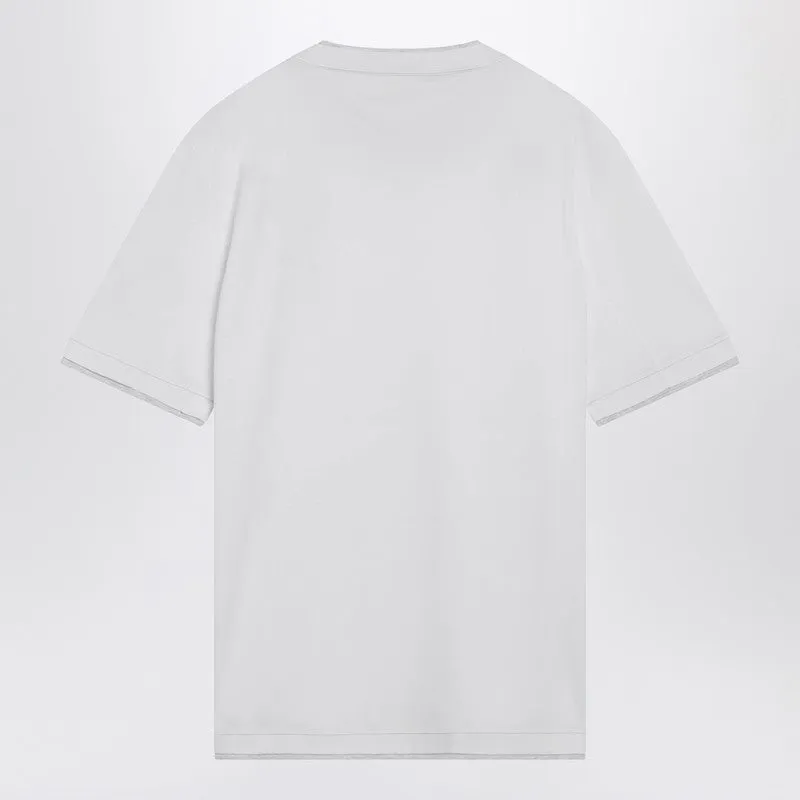 White T-Shirt With Faux Layering Effect sold by Wanan Luxury product image thumbnail 2
