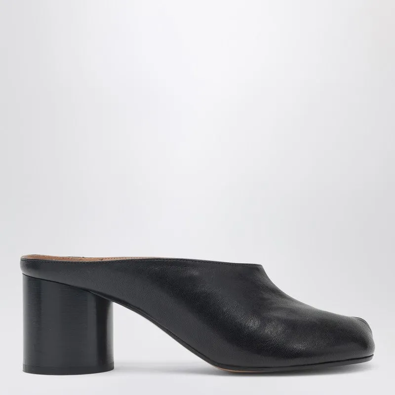 Black Tabi Mule Pumps sold by Wanan Luxury