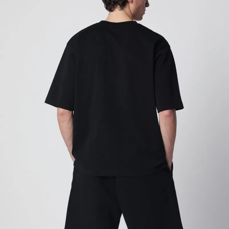 Black Loose-Fit T-Shirt With Logo sold by Wanan Luxury product image thumbnail 2