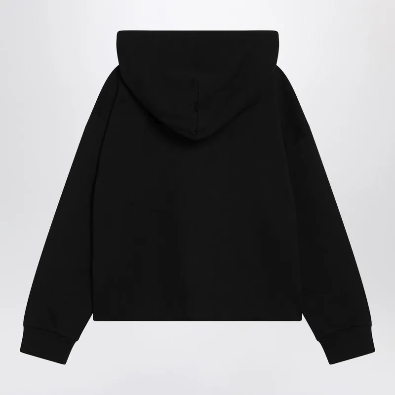 Felpa Con Cappuccio In Cotone Nera sold by Wanan Luxury product image thumbnail 2