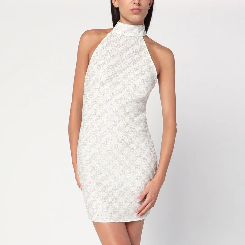 Cream-Colored Dress With Sequins sold by Wanan Luxury
