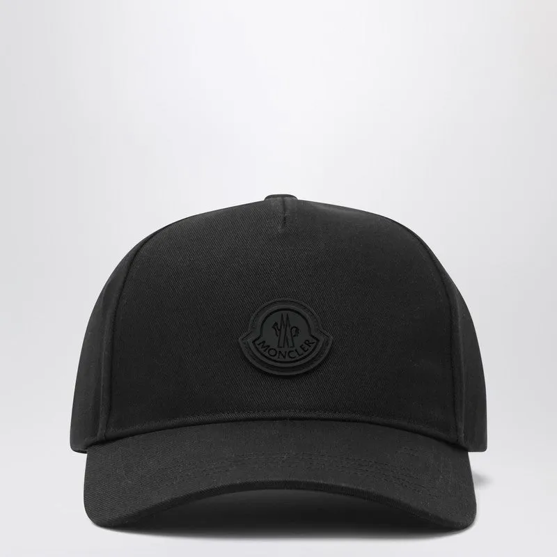 Black Baseball Cap With Logo Patch sold by Wanan Luxury