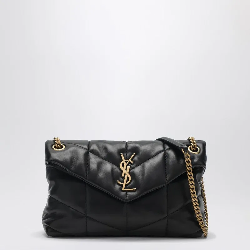Small Black Loulou Puffer Bag sold by Wanan Luxury