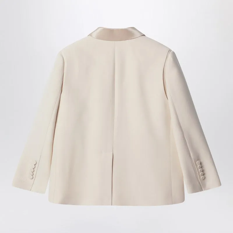 Ivory Single-Brested Jacket sold by Wanan Luxury product image thumbnail 2