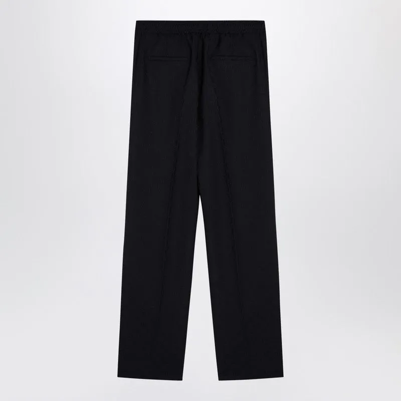 Dark Blue Gg Jacquard Trousers sold by Wanan Luxury product image thumbnail 2