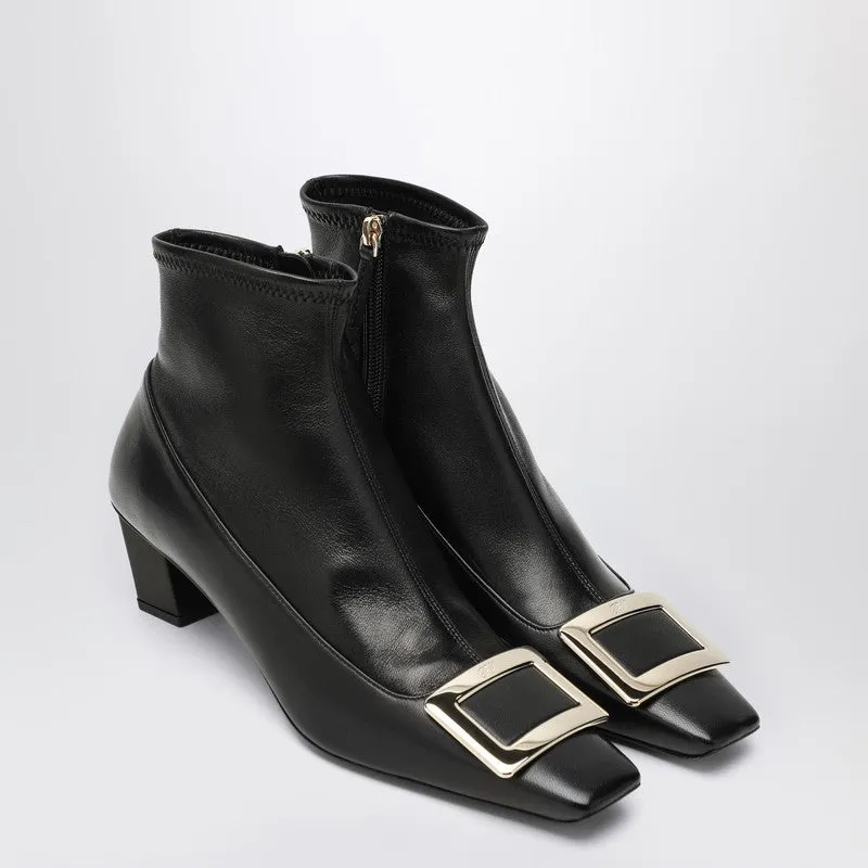 Belle Vivier Black Ankle Boots sold by Wanan Luxury