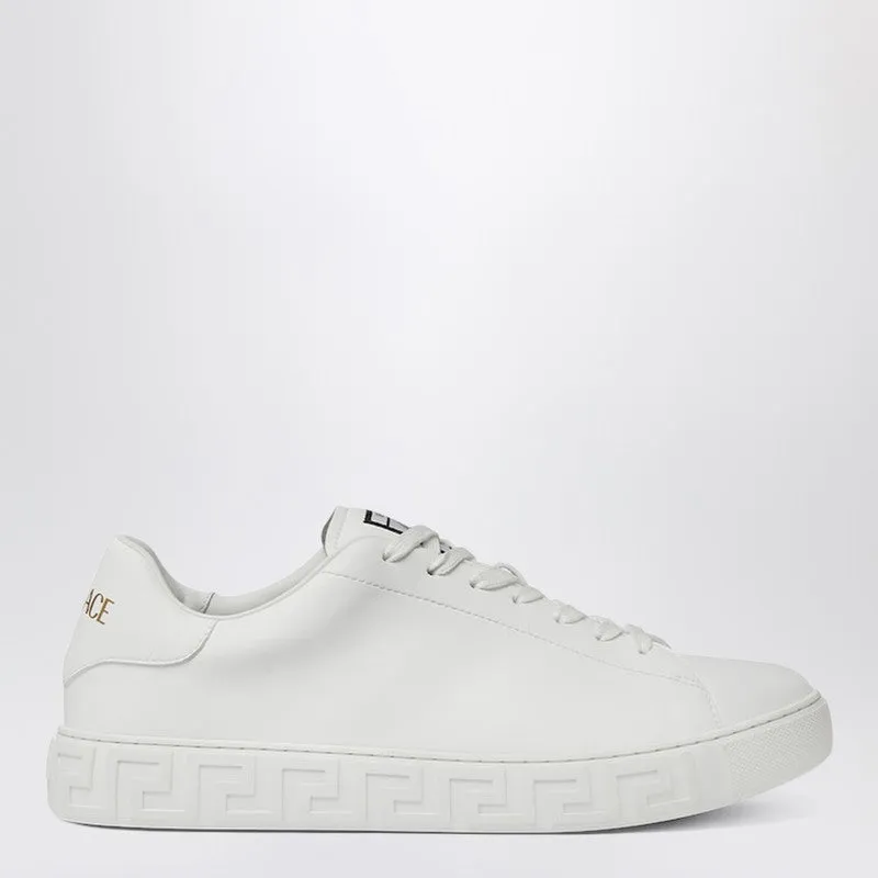 White Greca Nylon Sneakers sold by Wanan Luxury