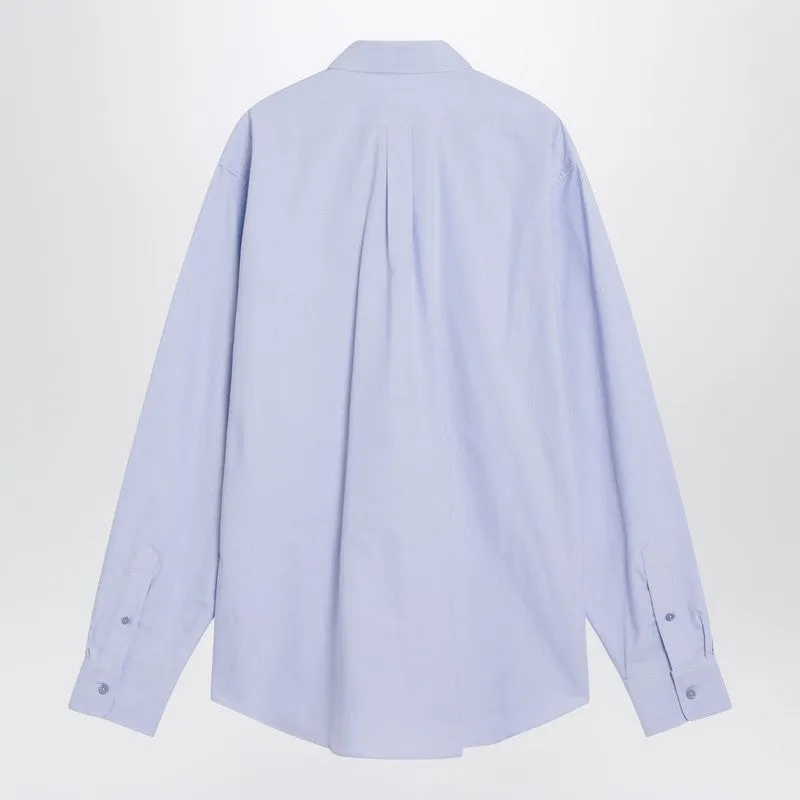Light Blue Button-Down Shirt In Cotton sold by Wanan Luxury product image thumbnail 2