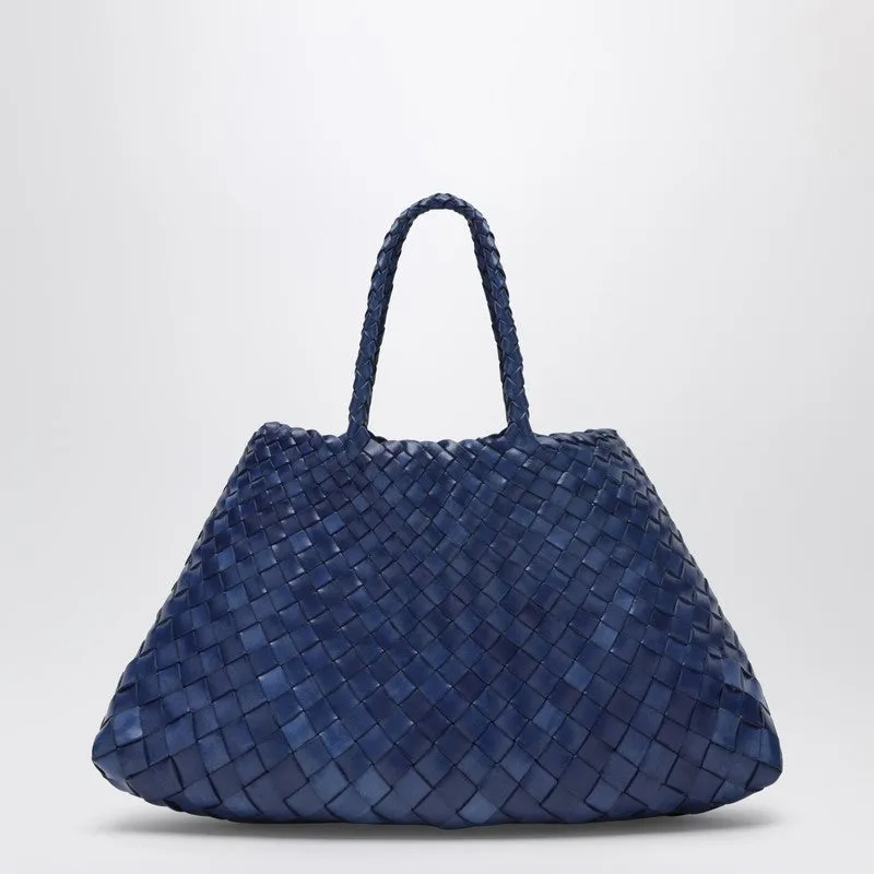 Santa Croce Small Bag Navy Blue made by Dragon Diffusion