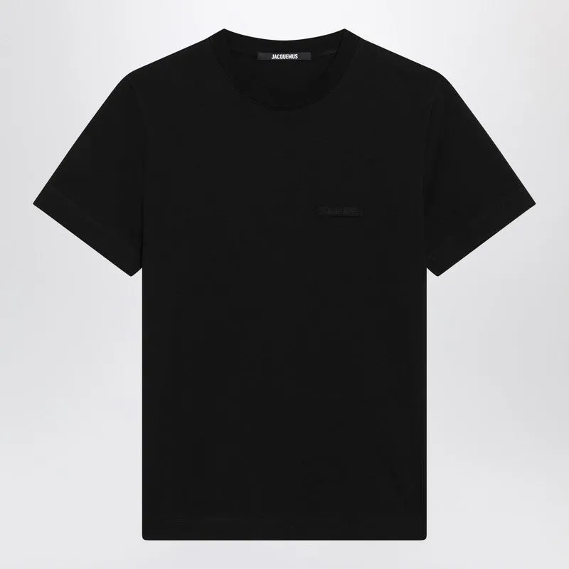 T-Shirt In Cotone Nera Con Logo sold by Wanan Luxury